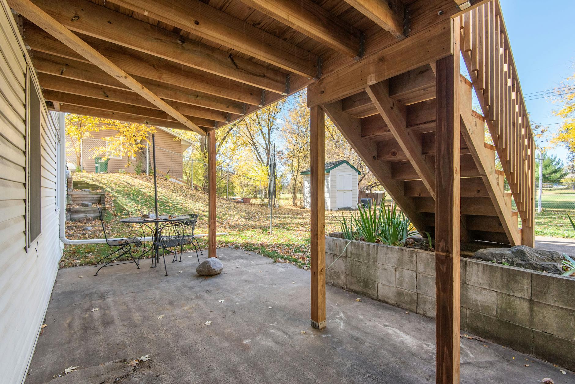 Concrete walkway connecting driveway to front door in NJ